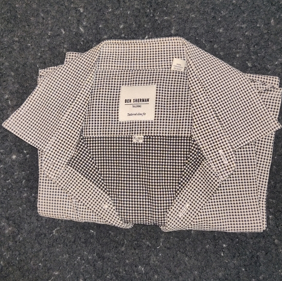 Ben Sherman Button Down Checkered Shirt - Picture 3 of 7